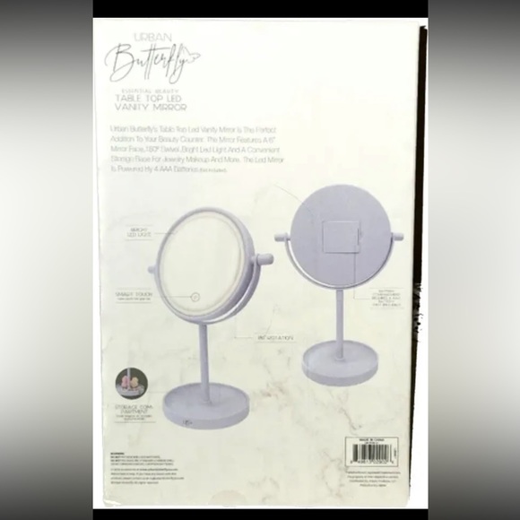 Urban Butterfly Bath New Urban Butterfly Blue Table Top Led Vanity